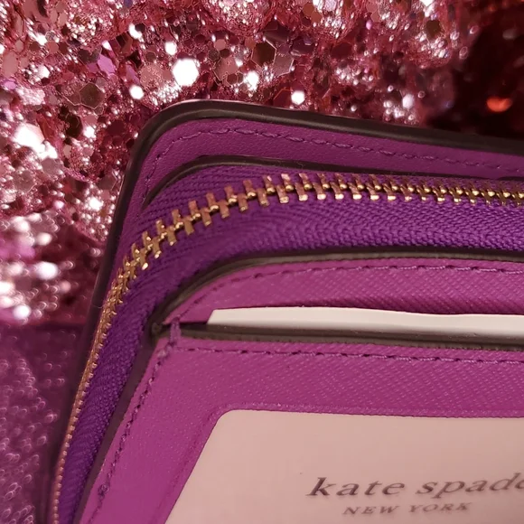 ๐HP๐Kate Spade ๐NWT๐ Small L-Zip Bifold Wallet in Purple!๐๐๐ - Picture 6 of 10